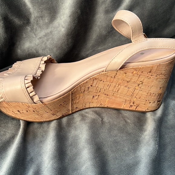 Pink Cork bottom Kate Spade shoes - Picture 8 of 9